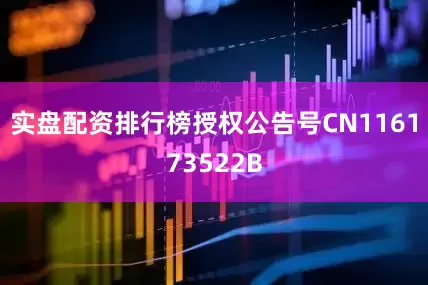 实盘配资排行榜授权公告号CN116173522B