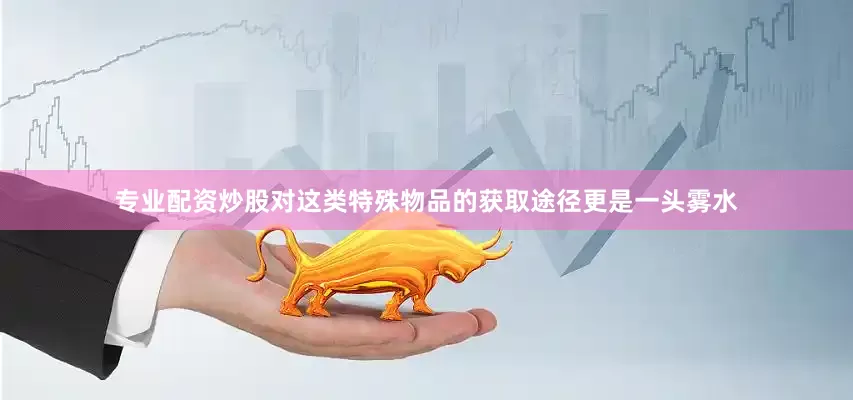 专业配资炒股对这类特殊物品的获取途径更是一头雾水