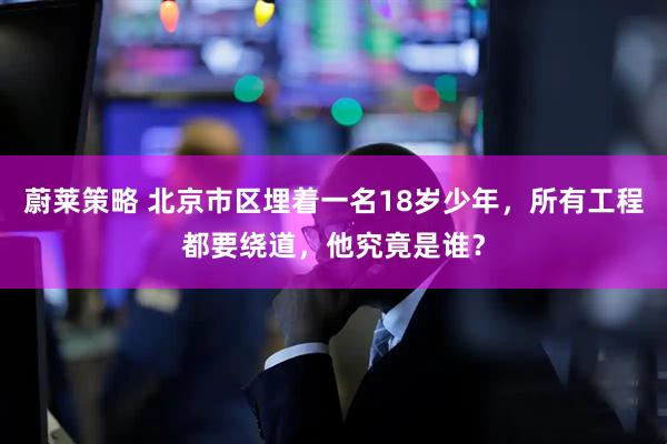 蔚莱策略 北京市区埋着一名18岁少年，所有工程都要绕道，他究竟是谁？