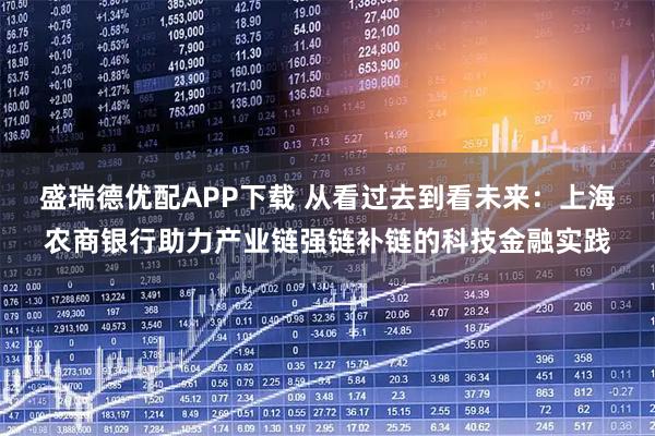 盛瑞德优配APP下载 从看过去到看未来：上海农商银行助力产业链强链补链的科技金融实践